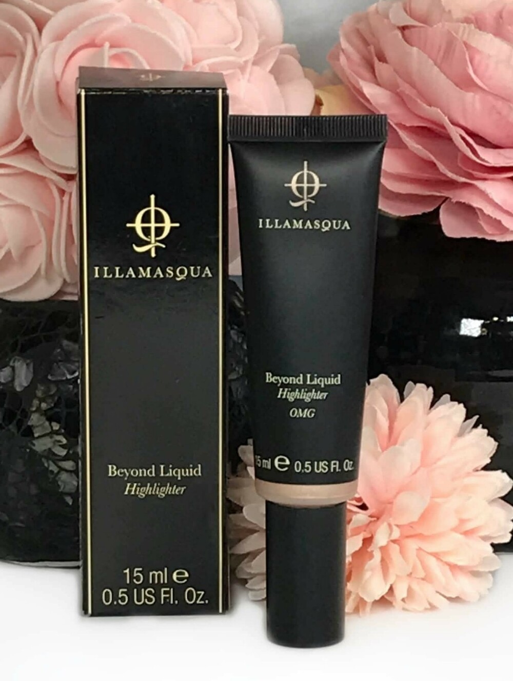 Illamasqua Beyond Liquid Highlighter in OMG (Champagne Pearl Shimmer) 15ml *BNIB